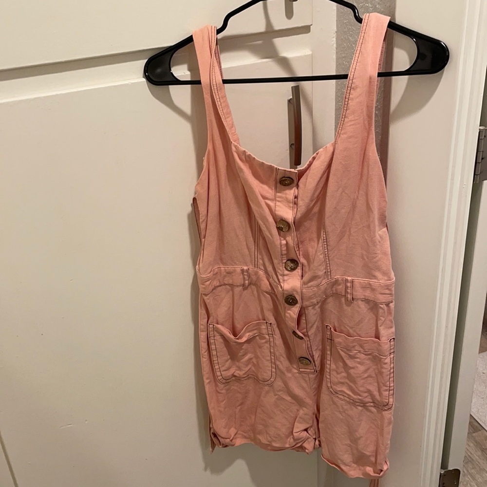 Zara button romper
